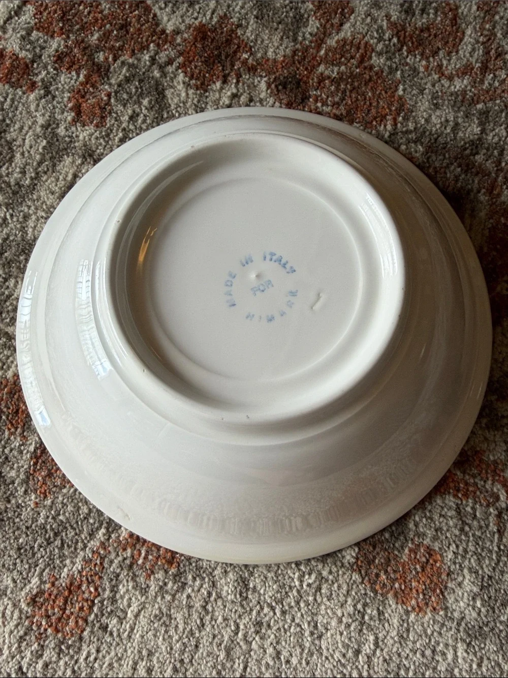 Vintage 1980s Himark San Remo Buona Italia Pattern Pasta Bowl